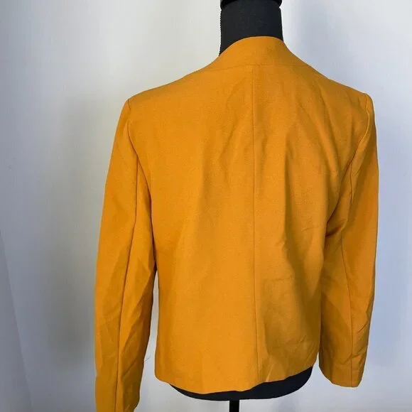 Forever 21 NWT Mustard Yellow Womens Blazer Large - Picture 2 of 4